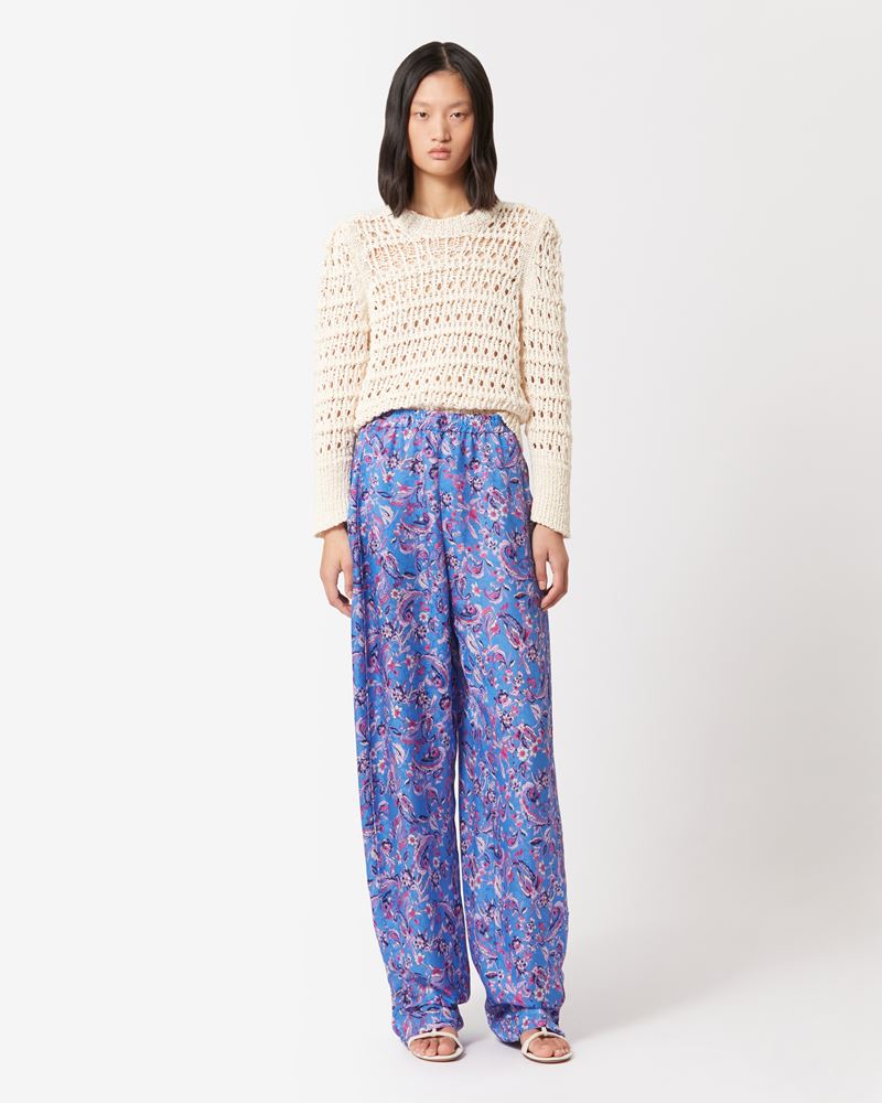 PIERA PRINTED TROUSERS